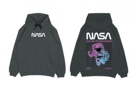 Hi VABA Hoodie Nasa Fly Me To The Moon || Hoodie Pria dan Wanita Unisex 