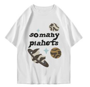 Hi VABA Oversized So Many Planets Tshirt | Kaos Streetwear Unisex Tee