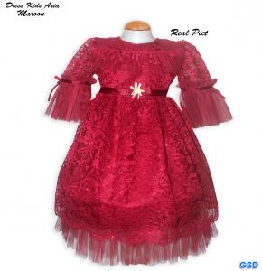 Dress Kids Aria Maroon