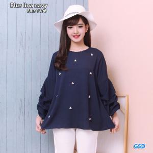 Blus lina navy-blus 1196