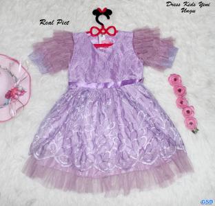 Dress Anak Yeni Ungu