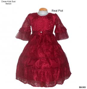 Dress Kids Susi Maroon