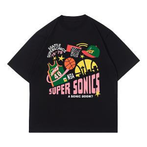 Anetarouca Oversized super sonicsTshirt | Kaos Distro Streetwear Unisex Tee