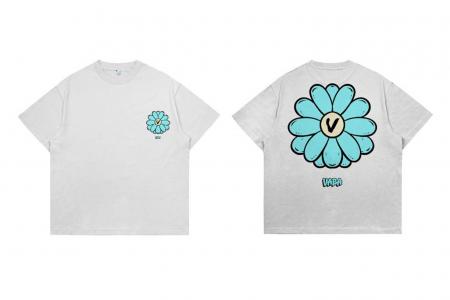 Hi VABA Oversized Blue Flower Tshirt | Kaos Streetwear Unisex Tee