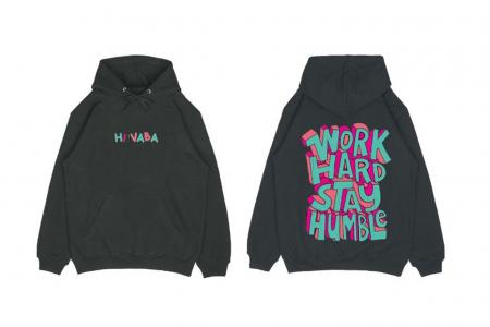 Hi VABA Hoodie Work Hard Stay Humble || Hoodie Pria dan Wanita Unisex