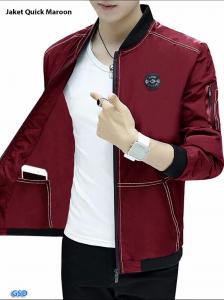 Jaket Quick maroon