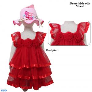 Dress kids olla merah