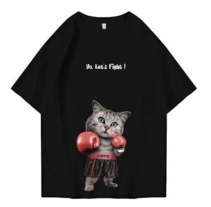 Kaos Oversized Boxing Cat Tshirt | Kaos Streetwear Unisex Tee | Kaos Sablon | Cassiopheia Collection