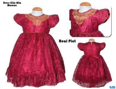 Dress Kids Alia maroon