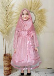 Set Hijab Anak VL05 Dusty