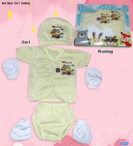 Set Bayi 5in1 Sailing Kuning