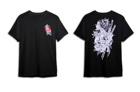 Kaos Japanes Hitam