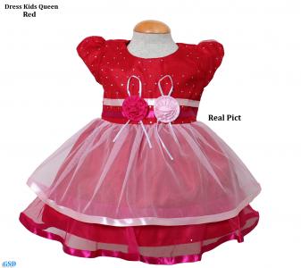 Dress Kids Queen red