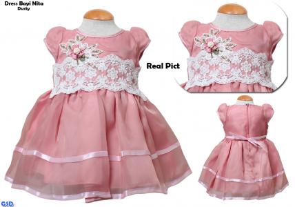 Dress Bayi Nita dusty