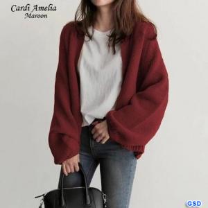 Cardi amelia maroon