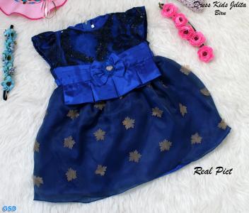 Dress Jelita kids biru