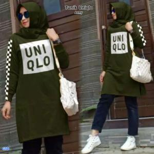 Tunik Uniqlo army