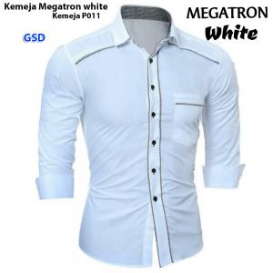 Kemeja megatron white-kmja P011