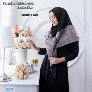 Pasmina rubiah grey-pasmina biah