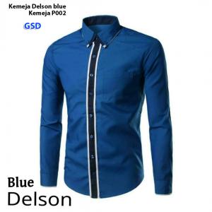 Kemeja delson blue-kmja P002