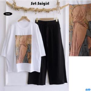 Set saigirl kulot White