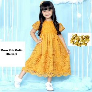 Dress Kids Calia Mustard