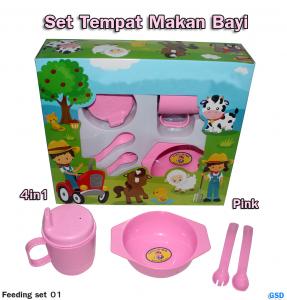 Feeding set 01 Pink