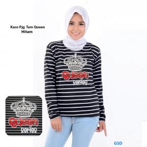 Kaos Pjg tam Queen hitam