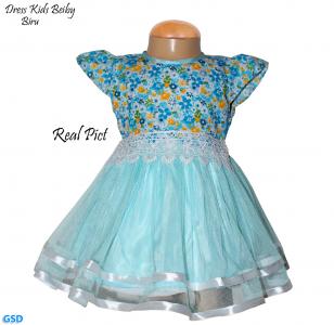 Dress Kids Beiby Biru