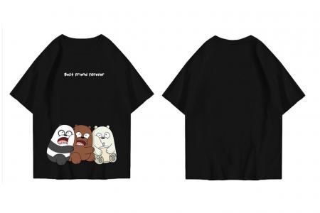 Hi VABA Oversized We Bare Bear Tshirt | Kaos Streetwear Unisex Tee