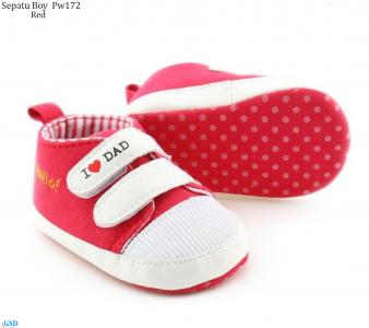 Sepatu Boy Pw172 red