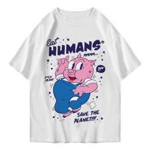 Hi VABA Oversized Piggy Save The Planet Tshirt | Kaos Streetwear Unisex Tee