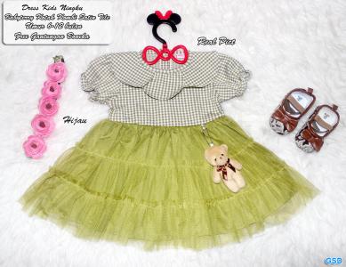 Dress Kids Ningku Hijau