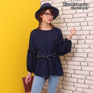 Blus lisa navy-blus 1197 navy