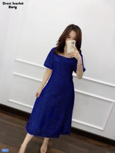 Dress Scarlet navy