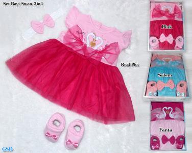 Set Bayi Swan 3in1