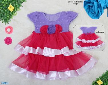 Dress kids raini ungu