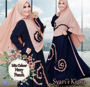 syari kiara navy peach-syari aira