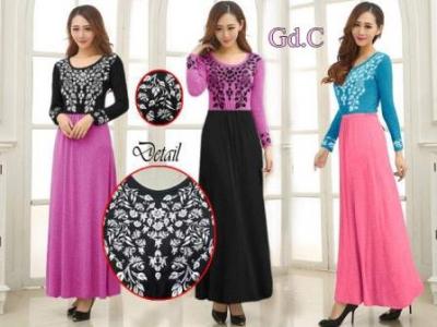 gamis kombi flow