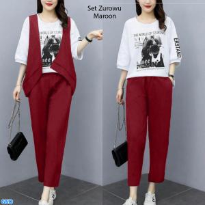 Set Zurowu 3in1 Maroon