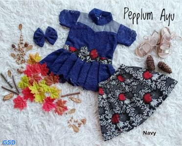 St pepplum ayu navy