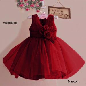 Dress kid voni Maroon