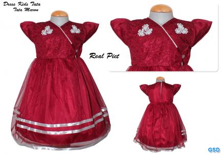 Dress Kids Tata maroon