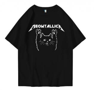 Hi VABA Oversized Meowtallica Tshirt | Kaos Streetwear Unisex Tee