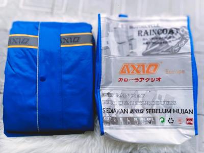 Jas Hujan Axio Original 882 biru