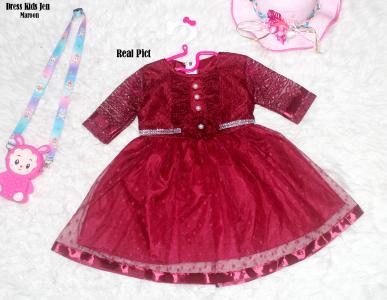 Dress Kids Jen maroon