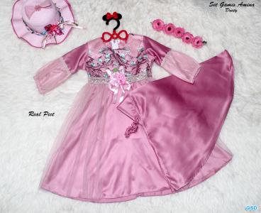 Set Gamis Anak Amina Dusty