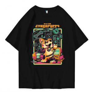 Hi VABA Oversized Cyber Puppy Tshirt | Kaos Streetwear Unisex Tee