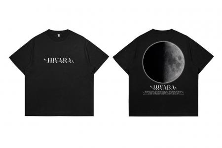 Hi VABA Oversized Moon Tshirt | Kaos Streetwear Unisex Tee