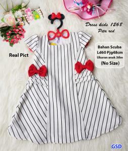 Dress kids 1268 pita red